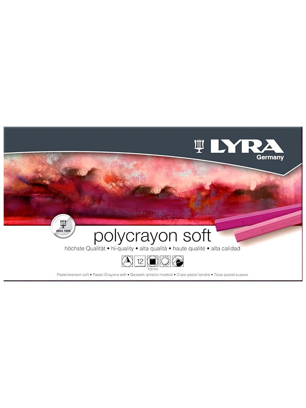 Polycrayons Soft Toz Pastel 12 Renk (L5651120)