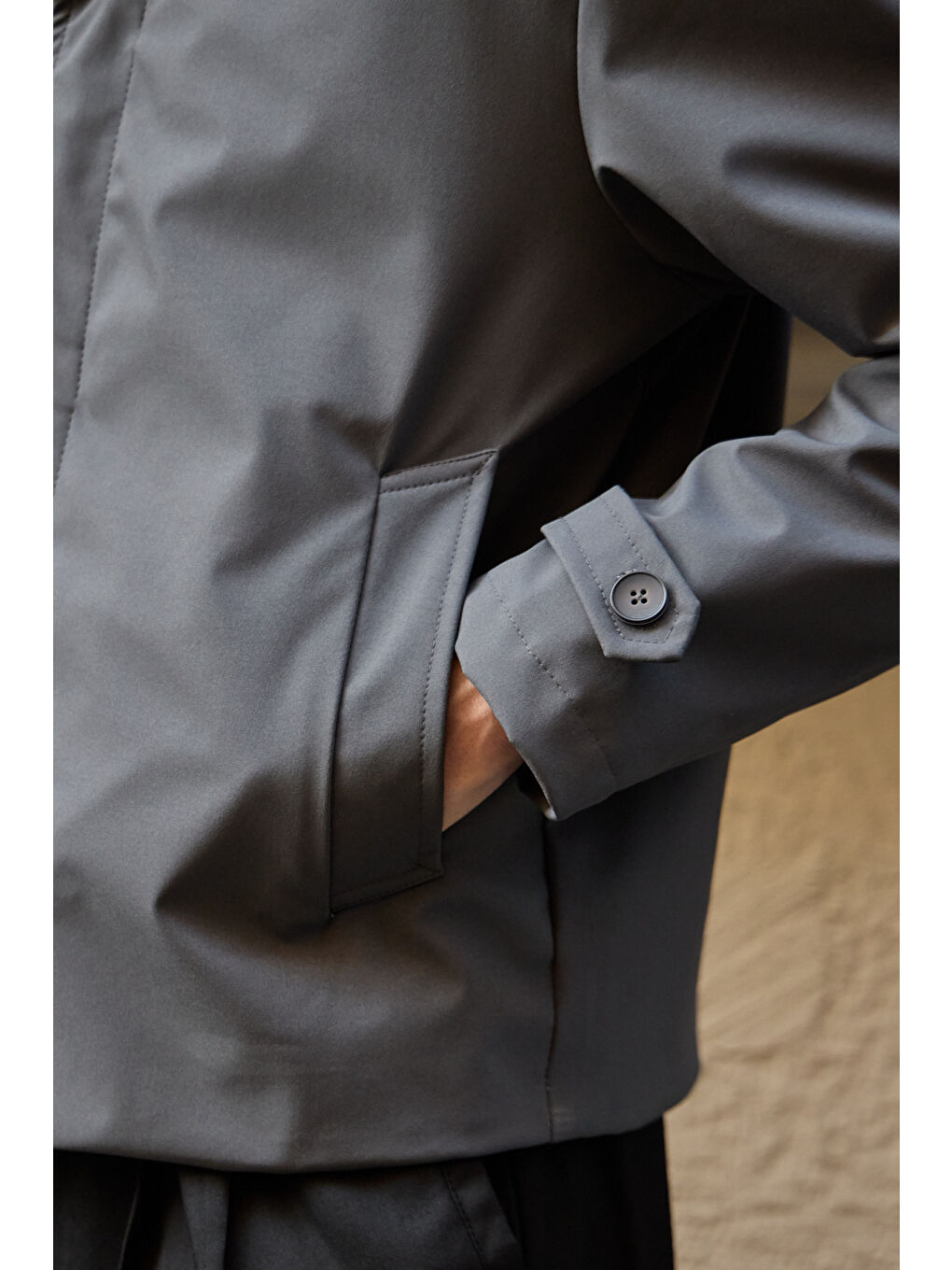 Erkek Regular Fit Ceket Antrasit-5