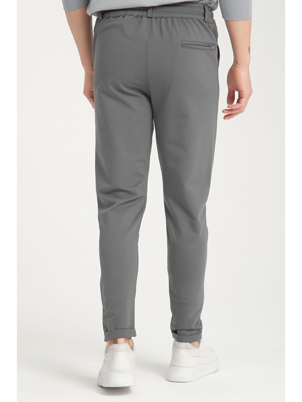 Antrasit Duble Paça Kompak Erkek Pantolon 3575-3