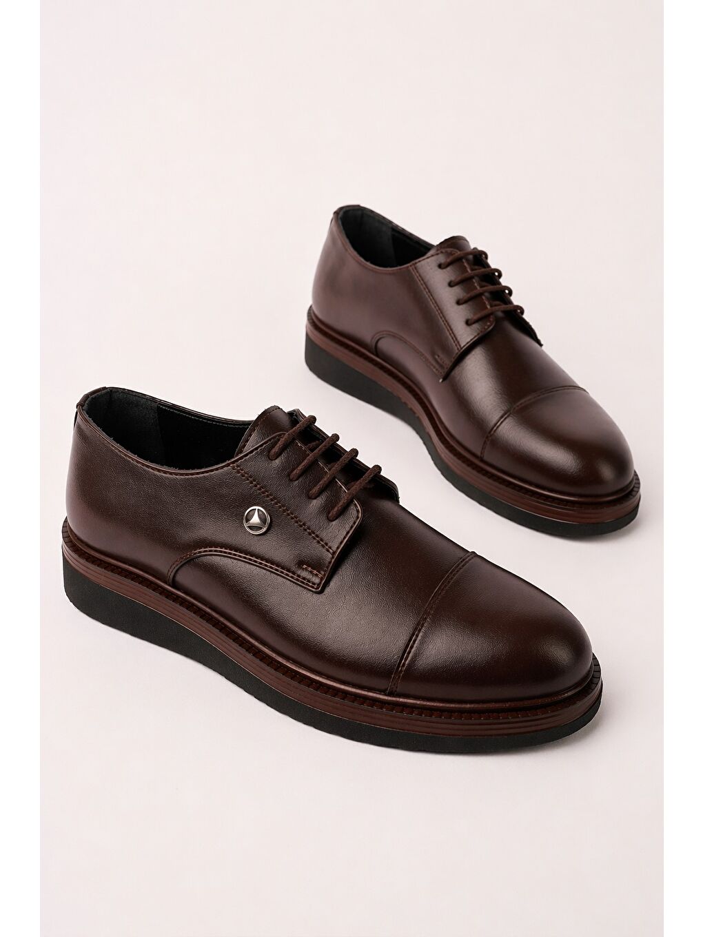 Kahverengi ARTOS Bağcıklı Rahat Taban Erkek Günlük Klasik Casual Ayakkabı