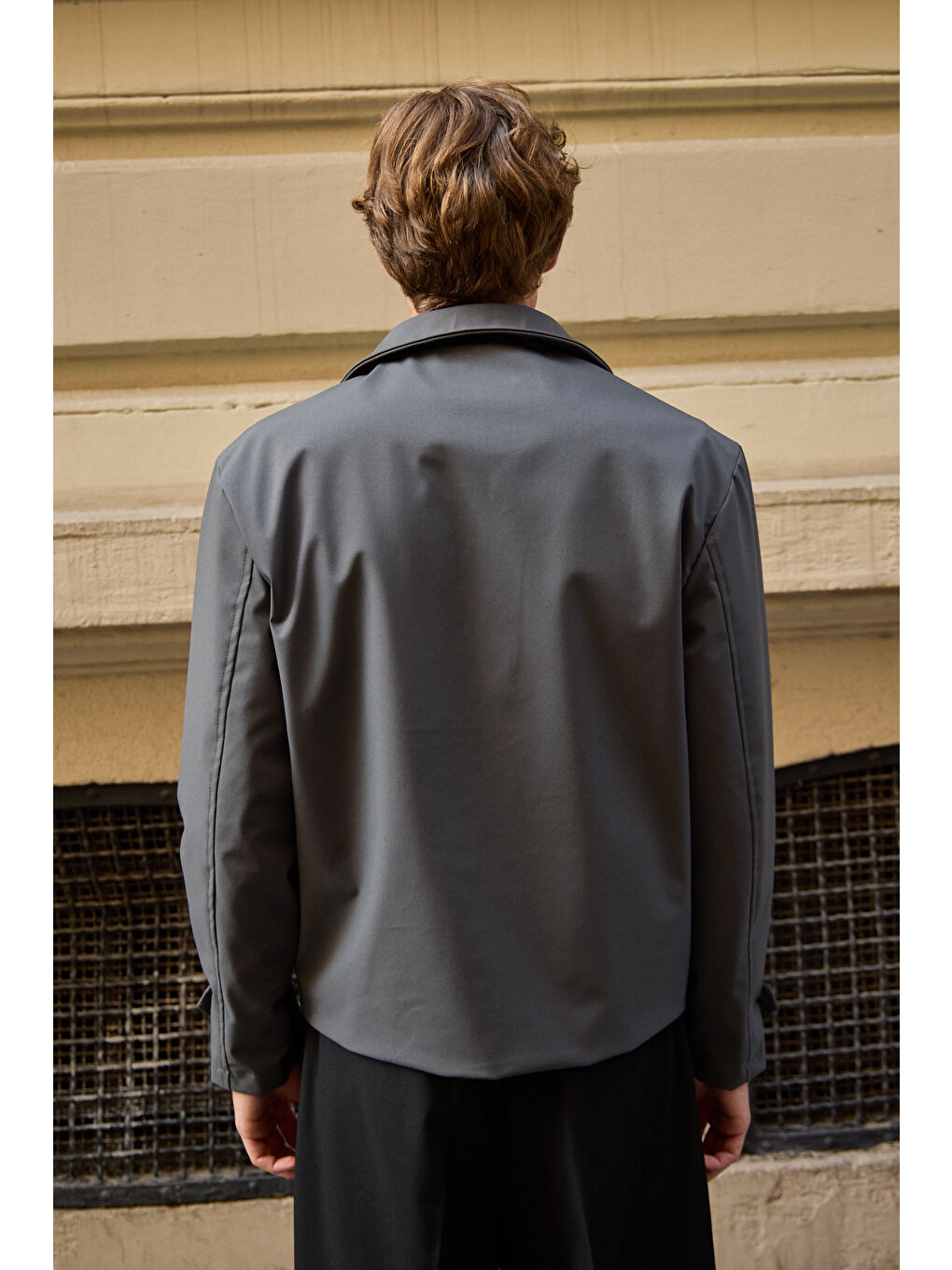 Erkek Regular Fit Ceket Antrasit-7