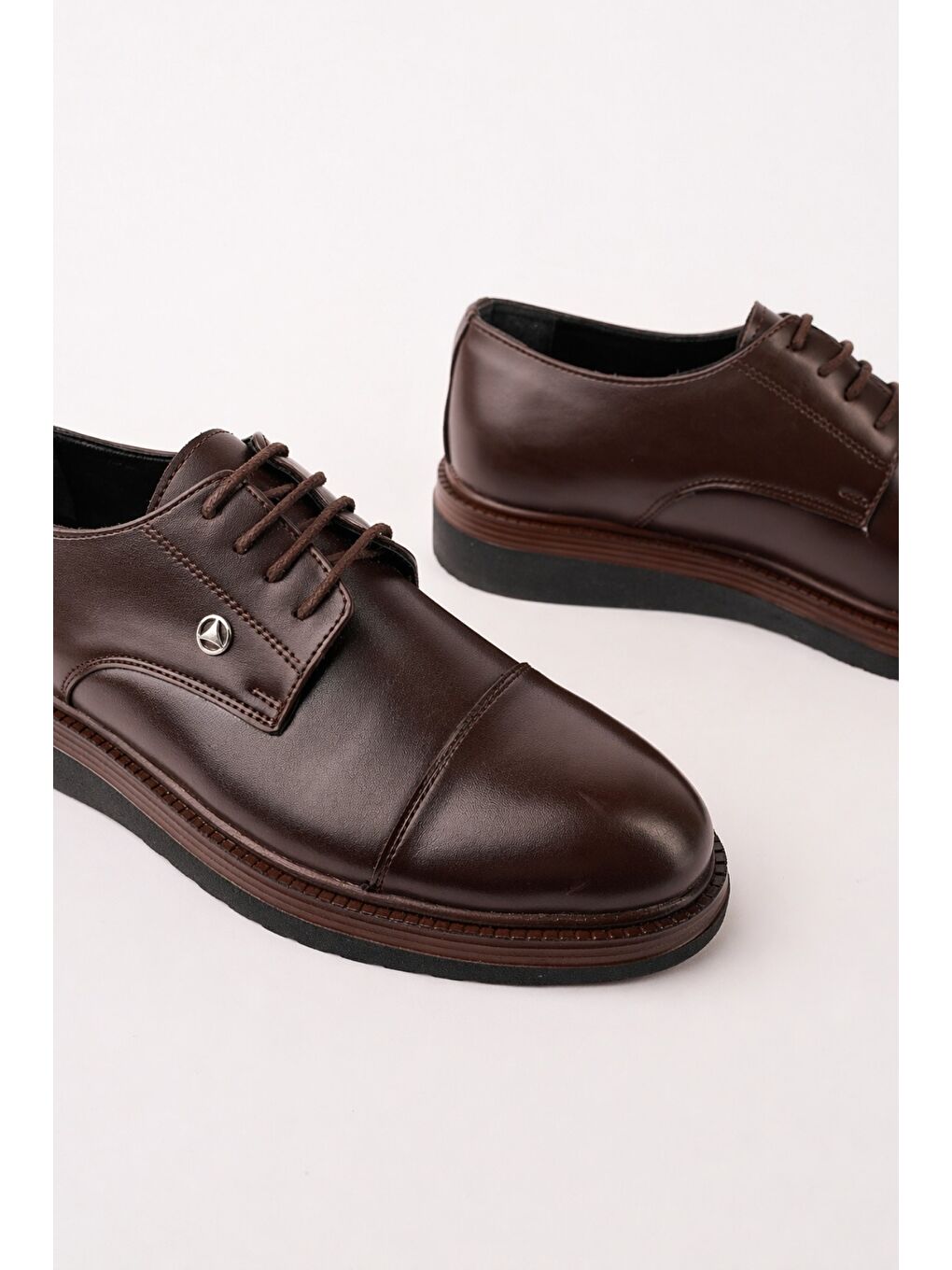 Kahverengi ARTOS Bağcıklı Rahat Taban Erkek Günlük Klasik Casual Ayakkabı-2