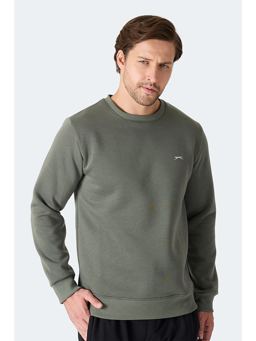 MEGAR I Erkek Haki Sweatshırt-2