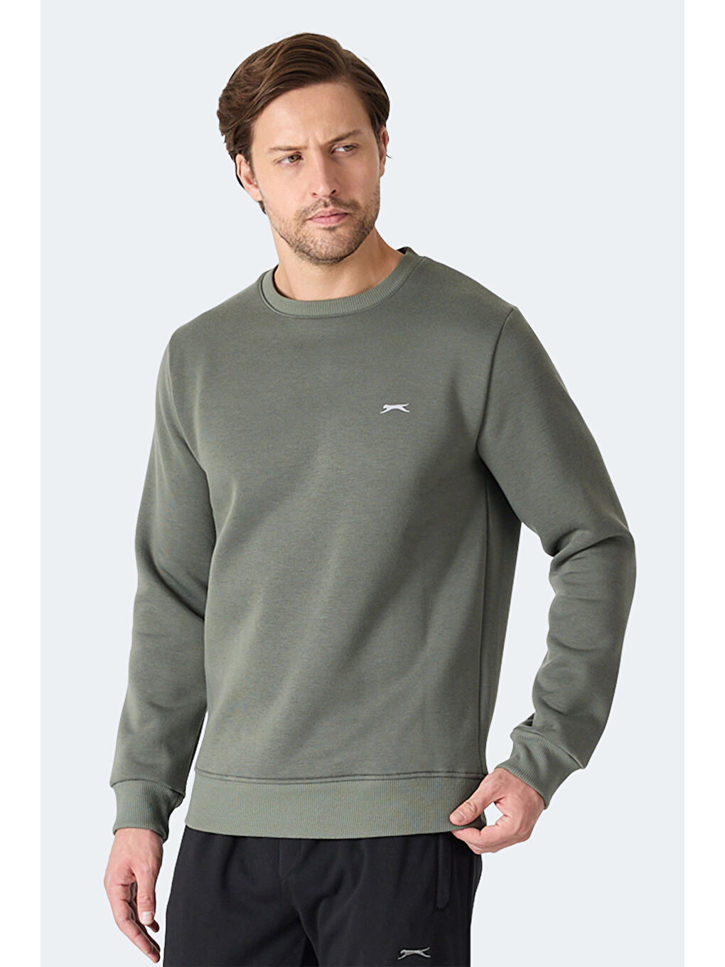 MEGAR I Erkek Haki Sweatshırt-3