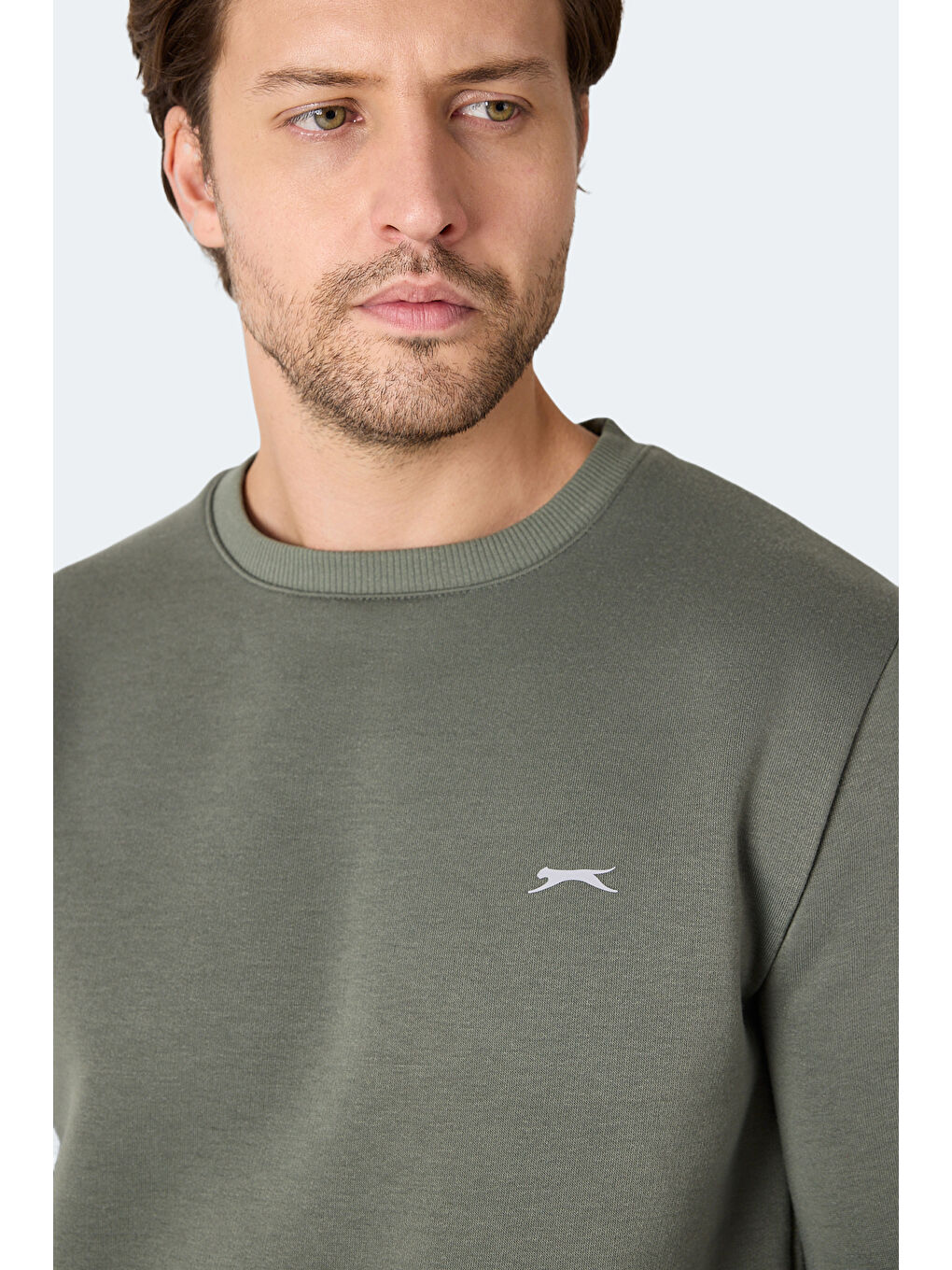 MEGAR I Erkek Haki Sweatshırt-4