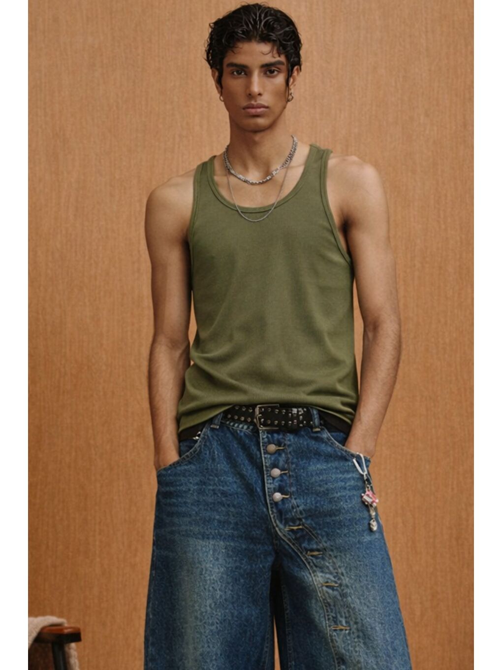 Yeşil %100 Pamuklu Erkek Atlet Özel Fiyat