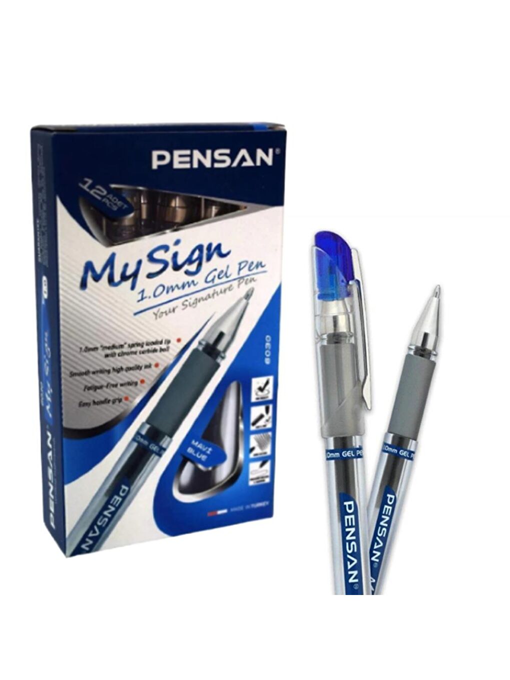 Pensan Mavi My Sign Jel İmza Kalemi 1.0 Mm 12'li - 6