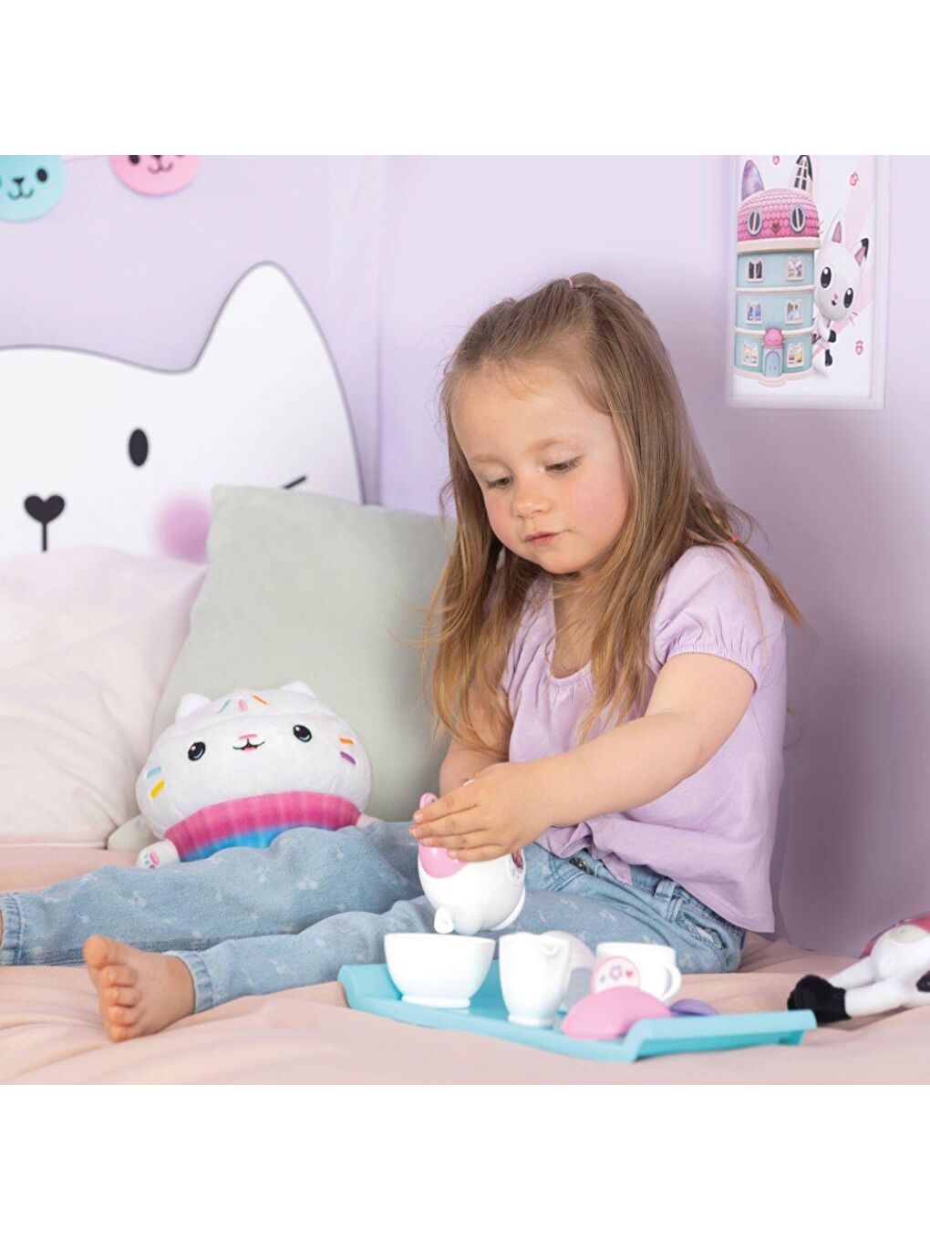 Smoby Gabbys Dollhouse Çay Oyuncak Seti-7