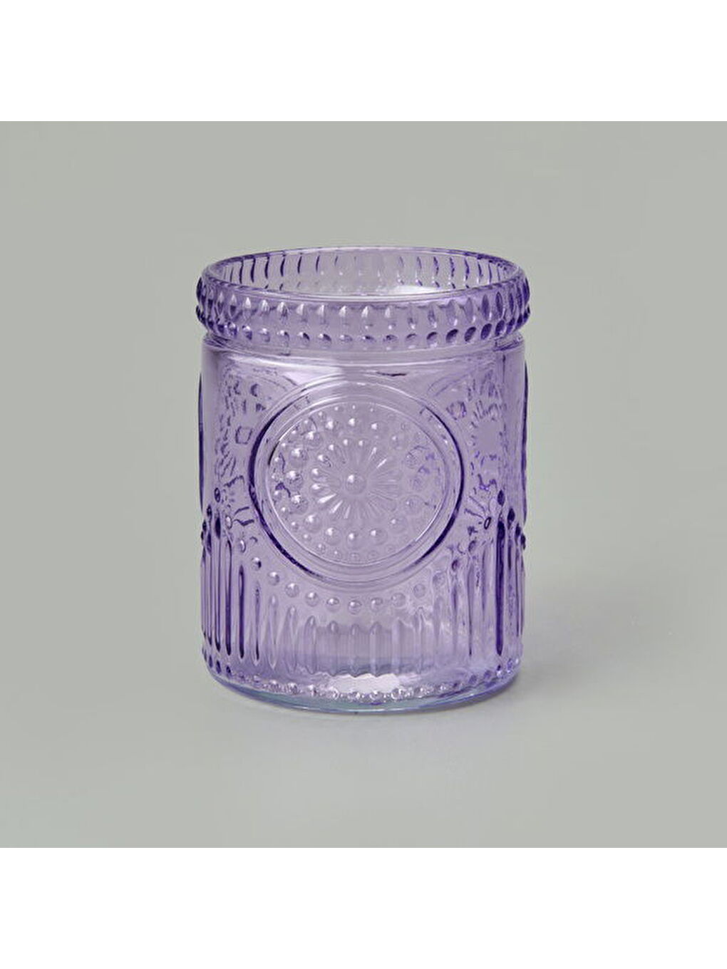 Bath 3'lü Cam Banyo Sıvı Sabunluk Seti - Mor-3