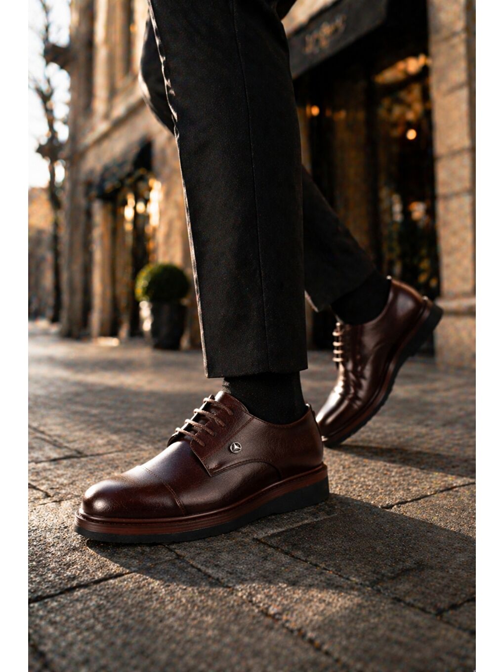 Kahverengi ARTOS Bağcıklı Rahat Taban Erkek Günlük Klasik Casual Ayakkabı-8