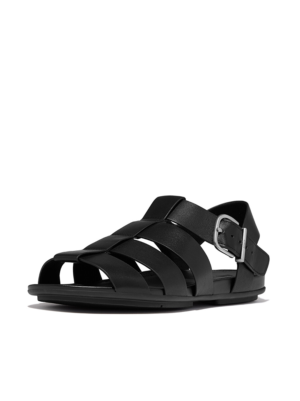 Siyah Kadın Sandalet A4B-001/C15 GRACIE LEATHER FISHERMAN SANDALS-2