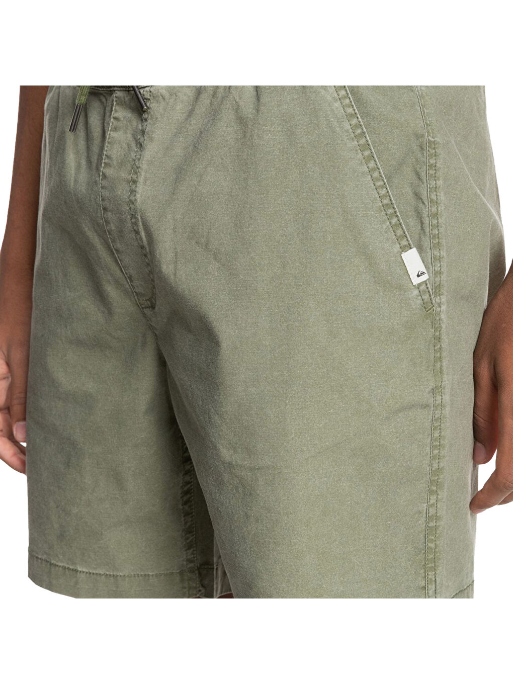 Haki Erkek Şort Walkshort Taxer Yeşil Günlük Giyim-2