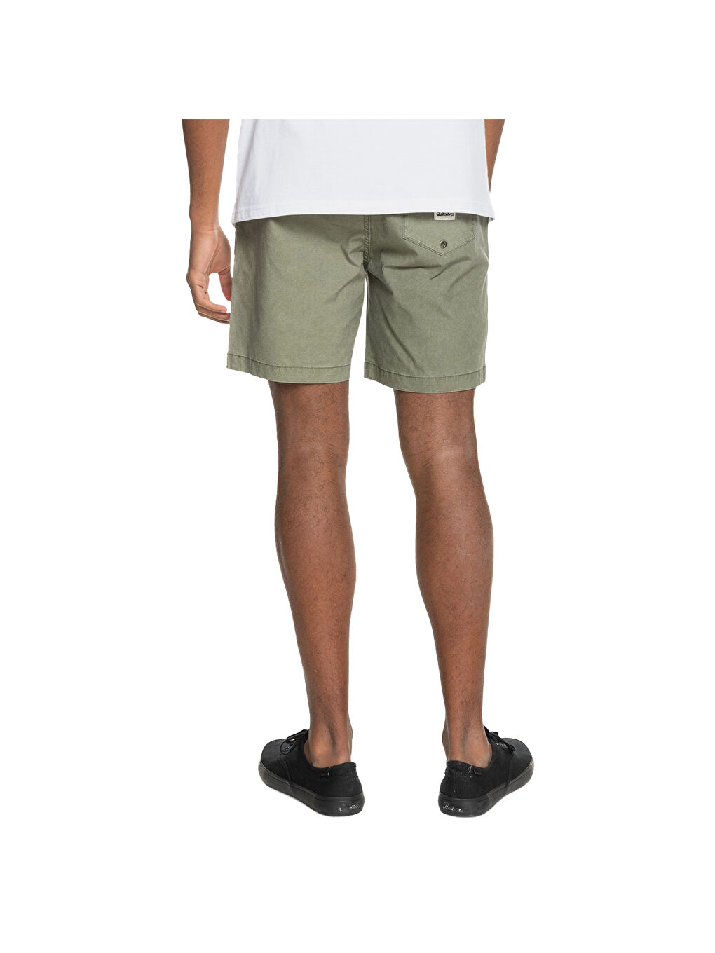 Haki Erkek Şort Walkshort Taxer Yeşil Günlük Giyim-3