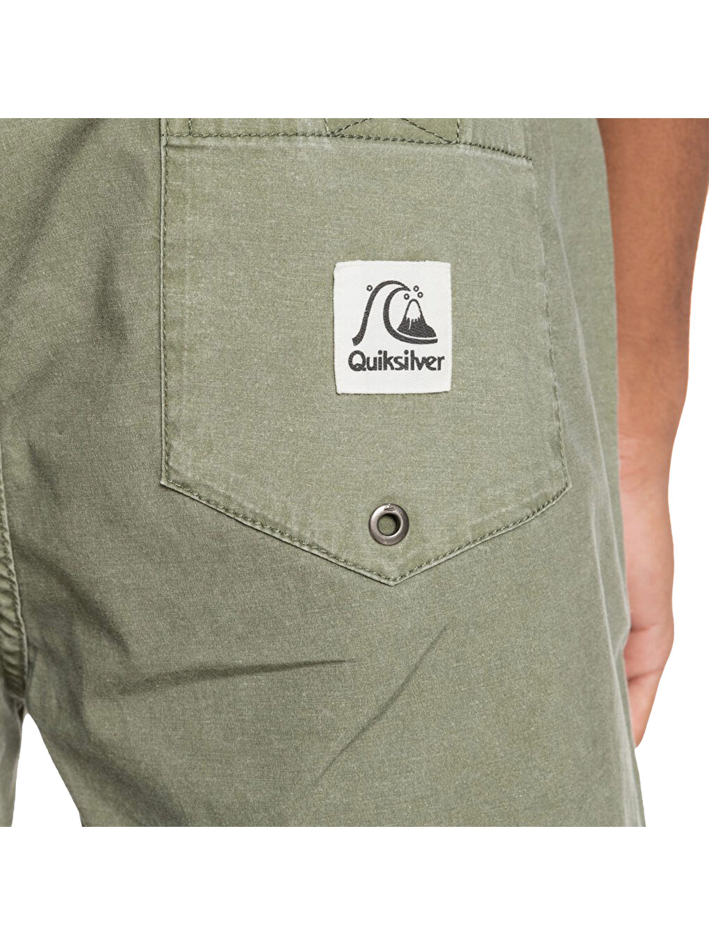 Haki Erkek Şort Walkshort Taxer Yeşil Günlük Giyim-4