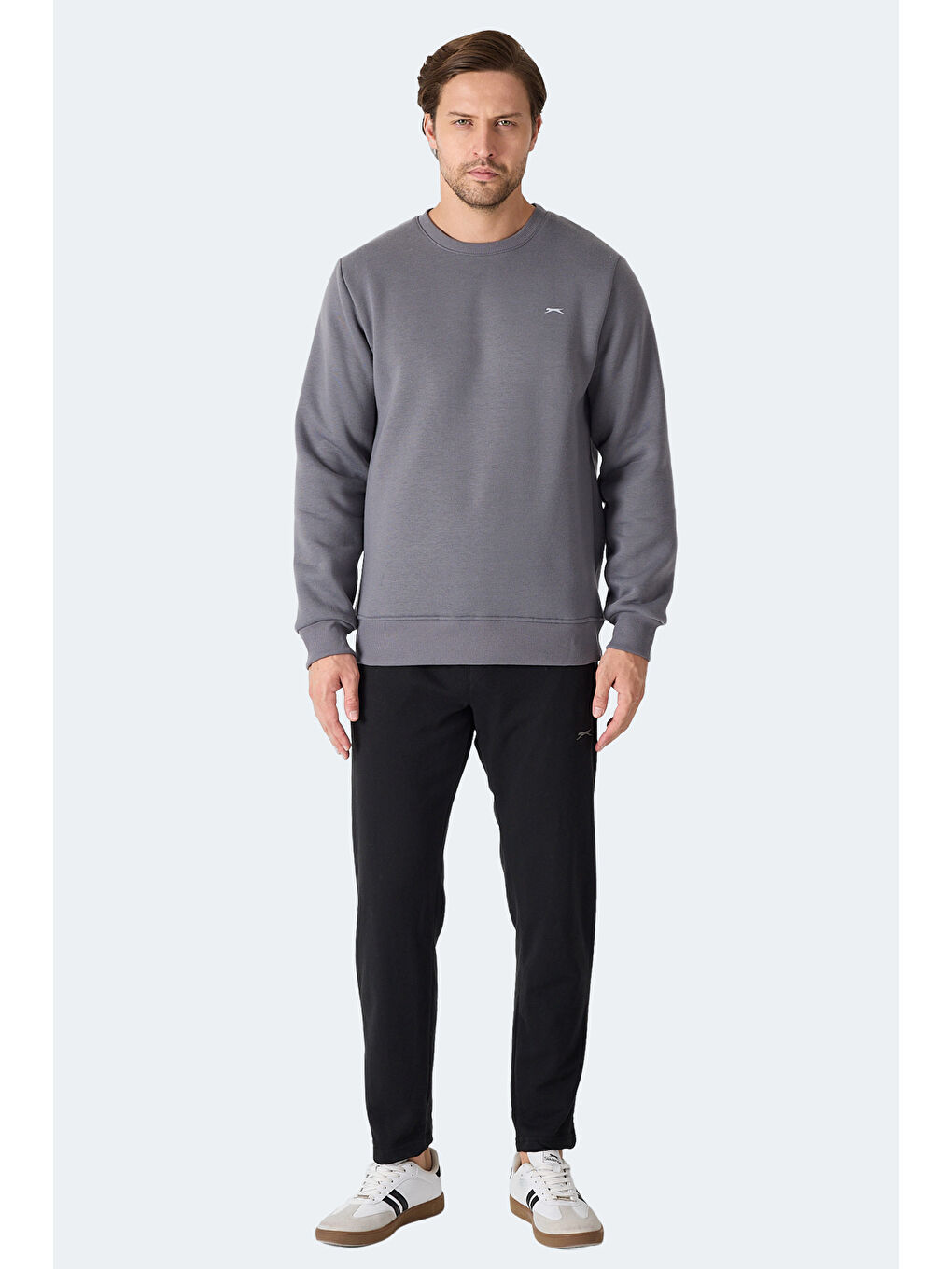 MEGAR I Erkek Gri Sweatshırt-5