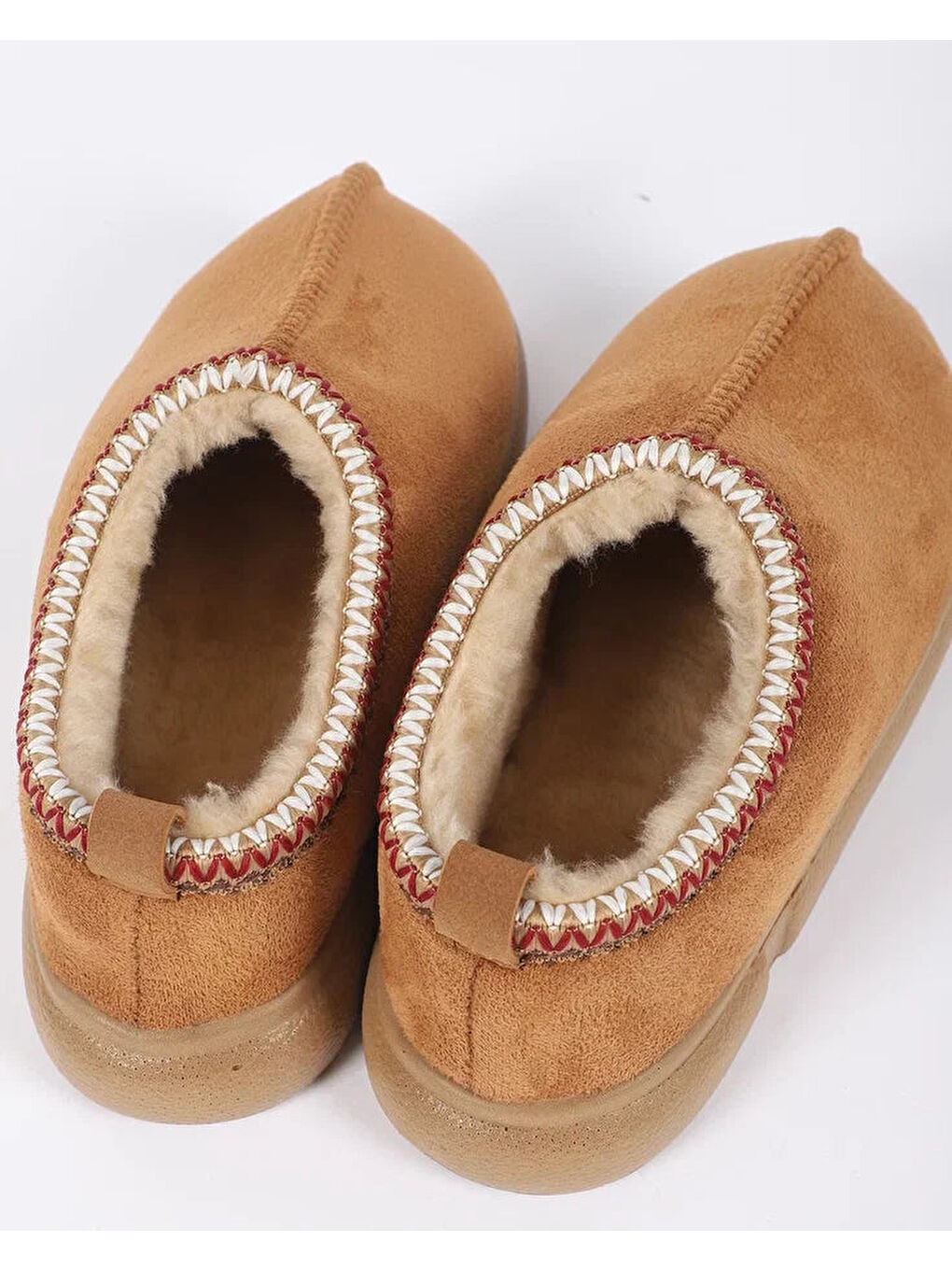 Kahverengi Kadın Ev İçi Ayakkabı - COZYWALK-2