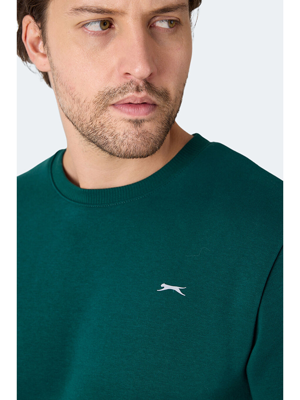 MEGAR I Erkek Koyu Yeşil Sweatshırt-1