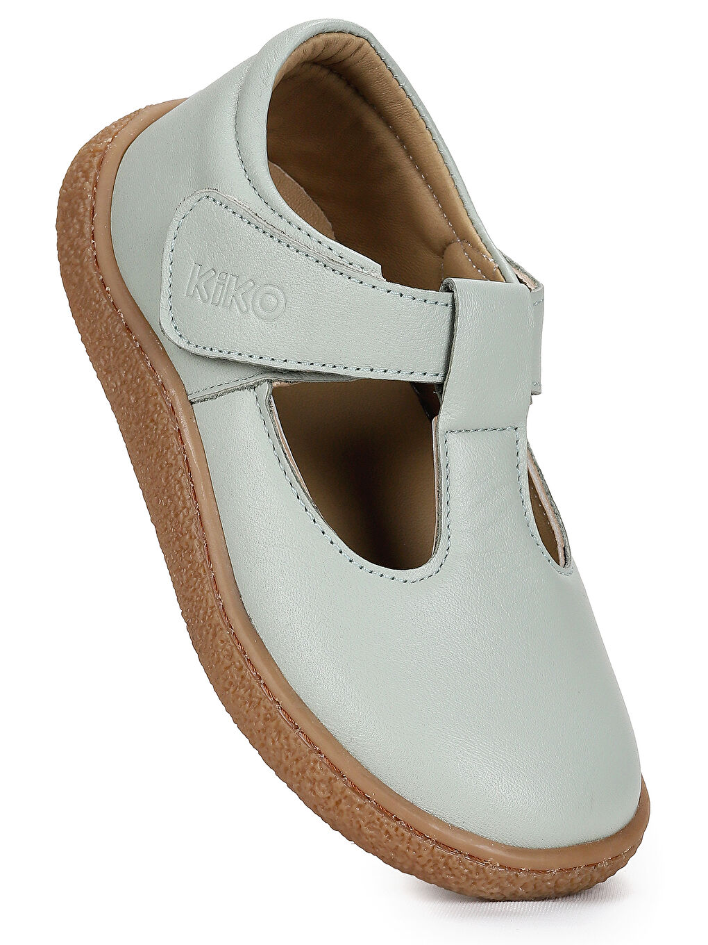 Turkuaz Lija %100 Deri Günlük Kız Çocuk Babet Ayakkabı