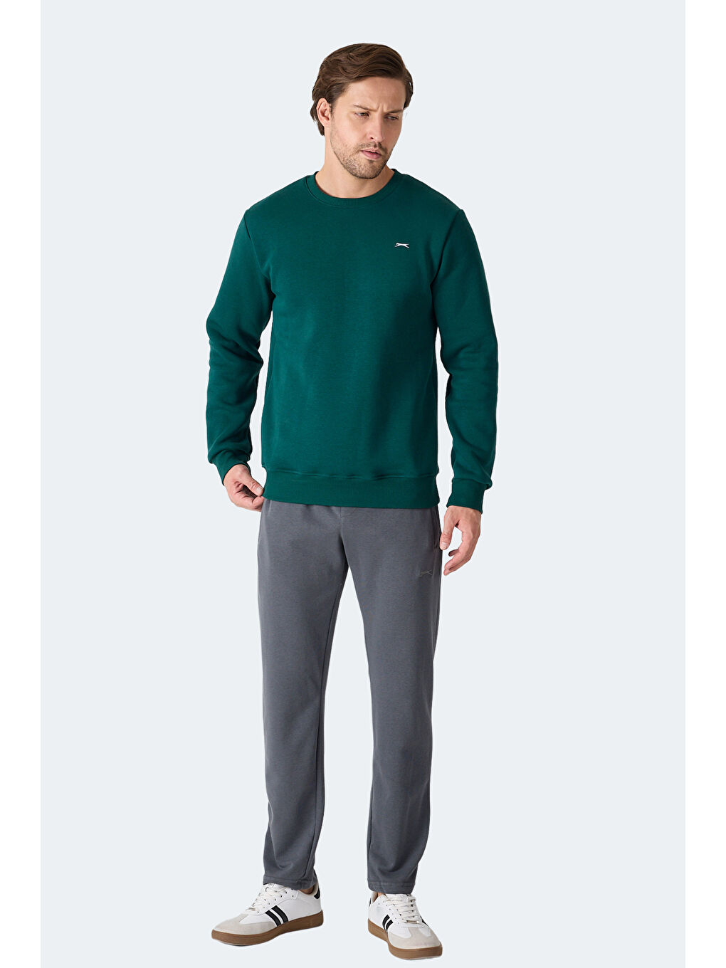MEGAR I Erkek Koyu Yeşil Sweatshırt-6