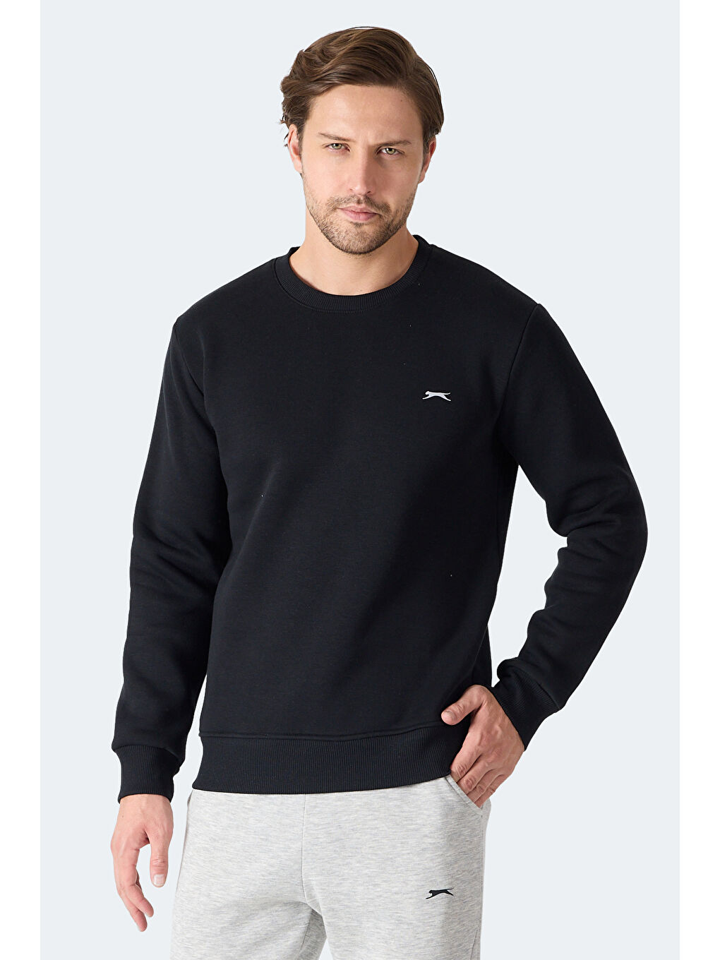 MEGAR I Erkek Siyah Sweatshırt-2