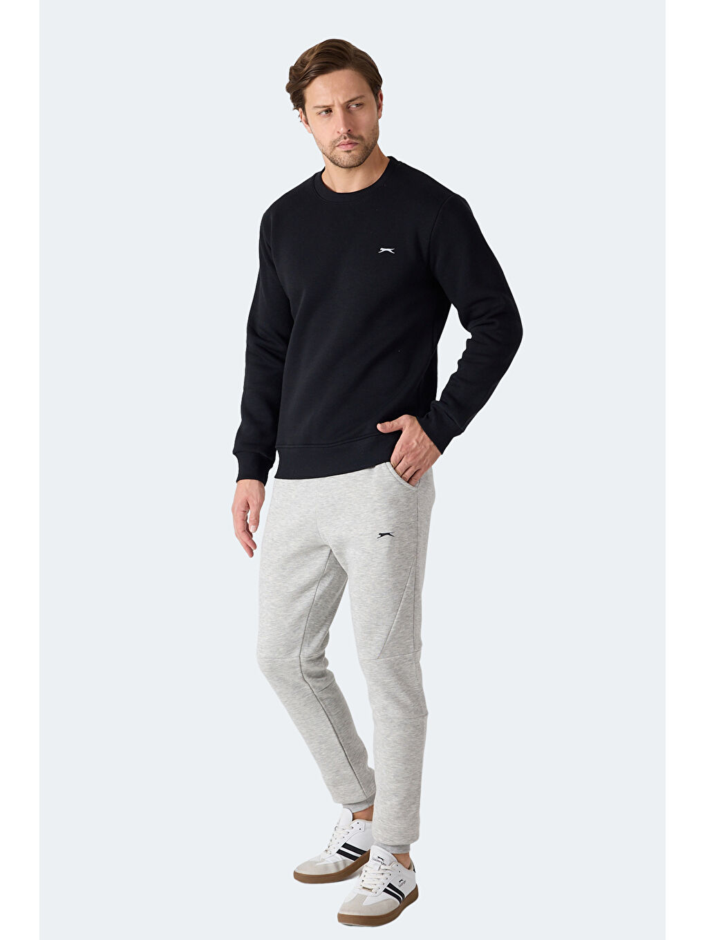 MEGAR I Erkek Siyah Sweatshırt-4