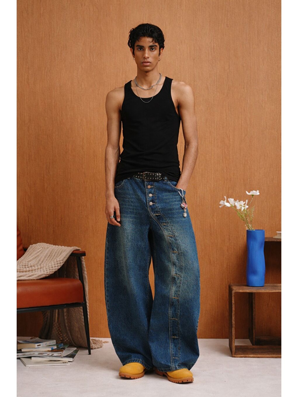 Siyah %100 Pamuklu Erkek Atlet Özel Fiyat-1