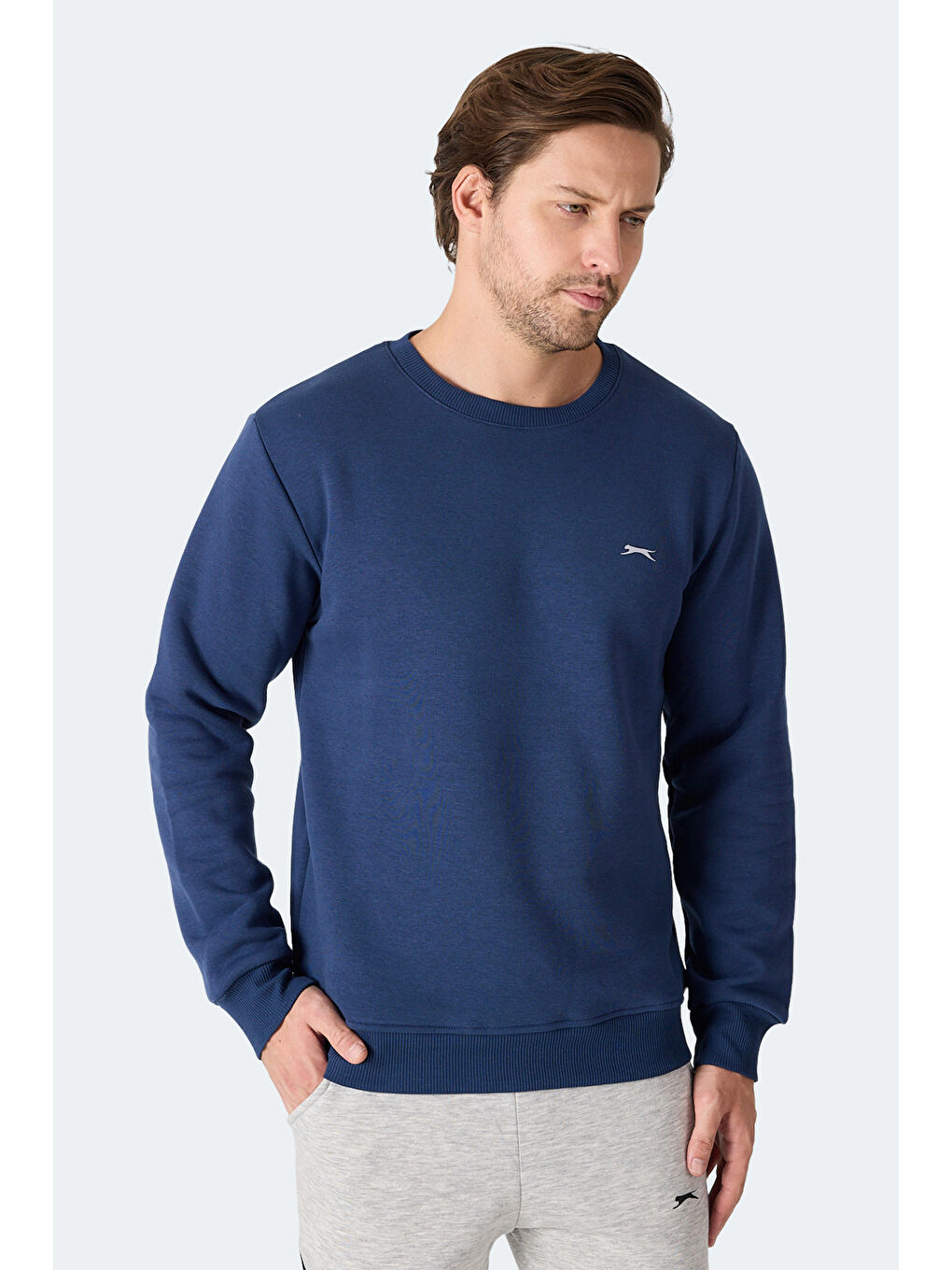 MEGAR I Erkek Lacivert Sweatshırt-3