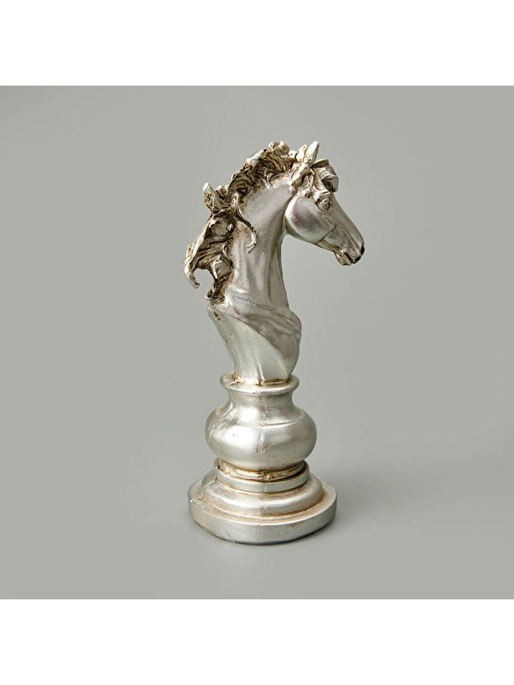 Gri Deco At Dekor - Gümüş - 26,5 cm-2