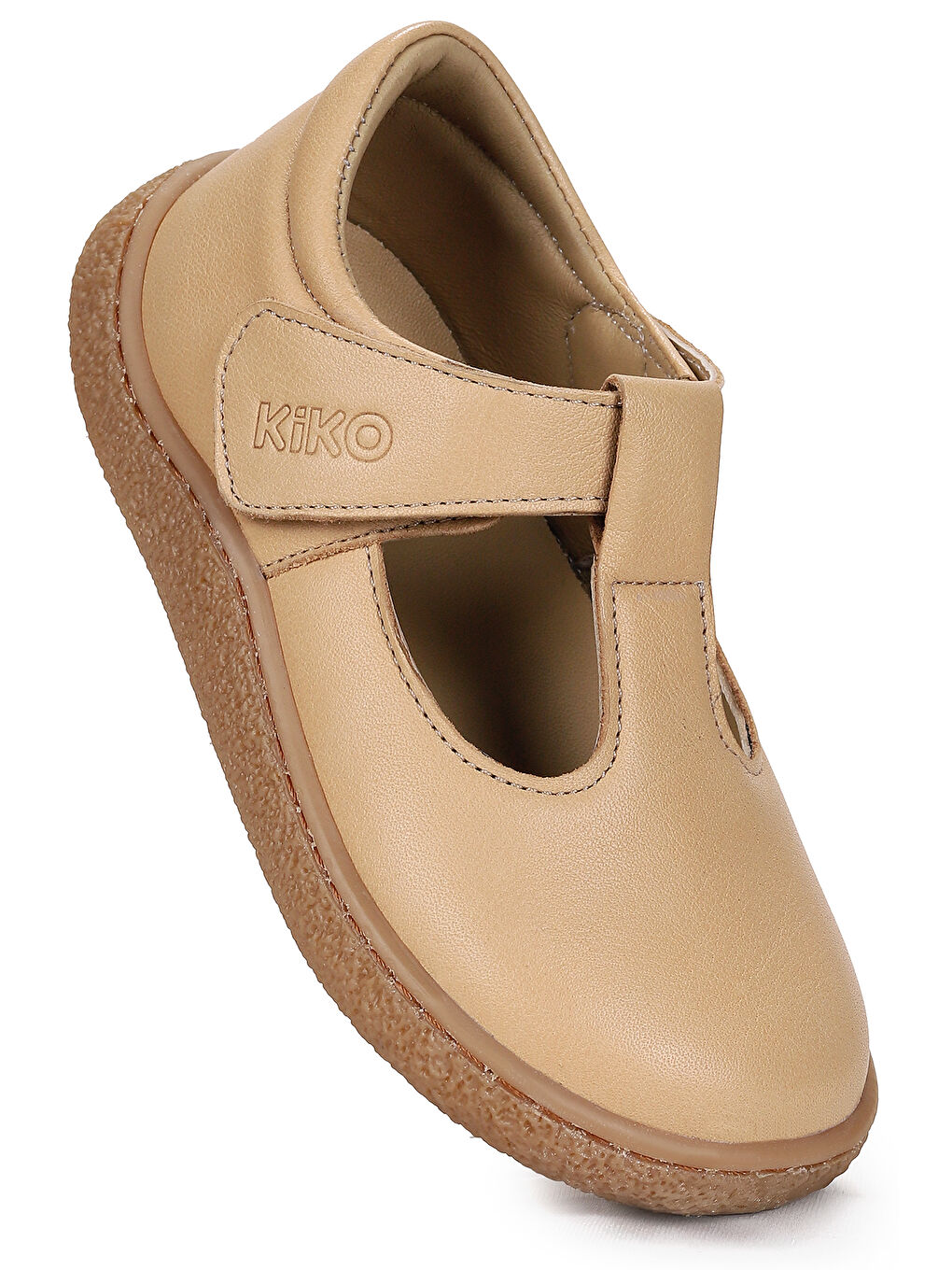 Kahverengi Lija %100 Deri Günlük Kız Çocuk Babet Ayakkabı