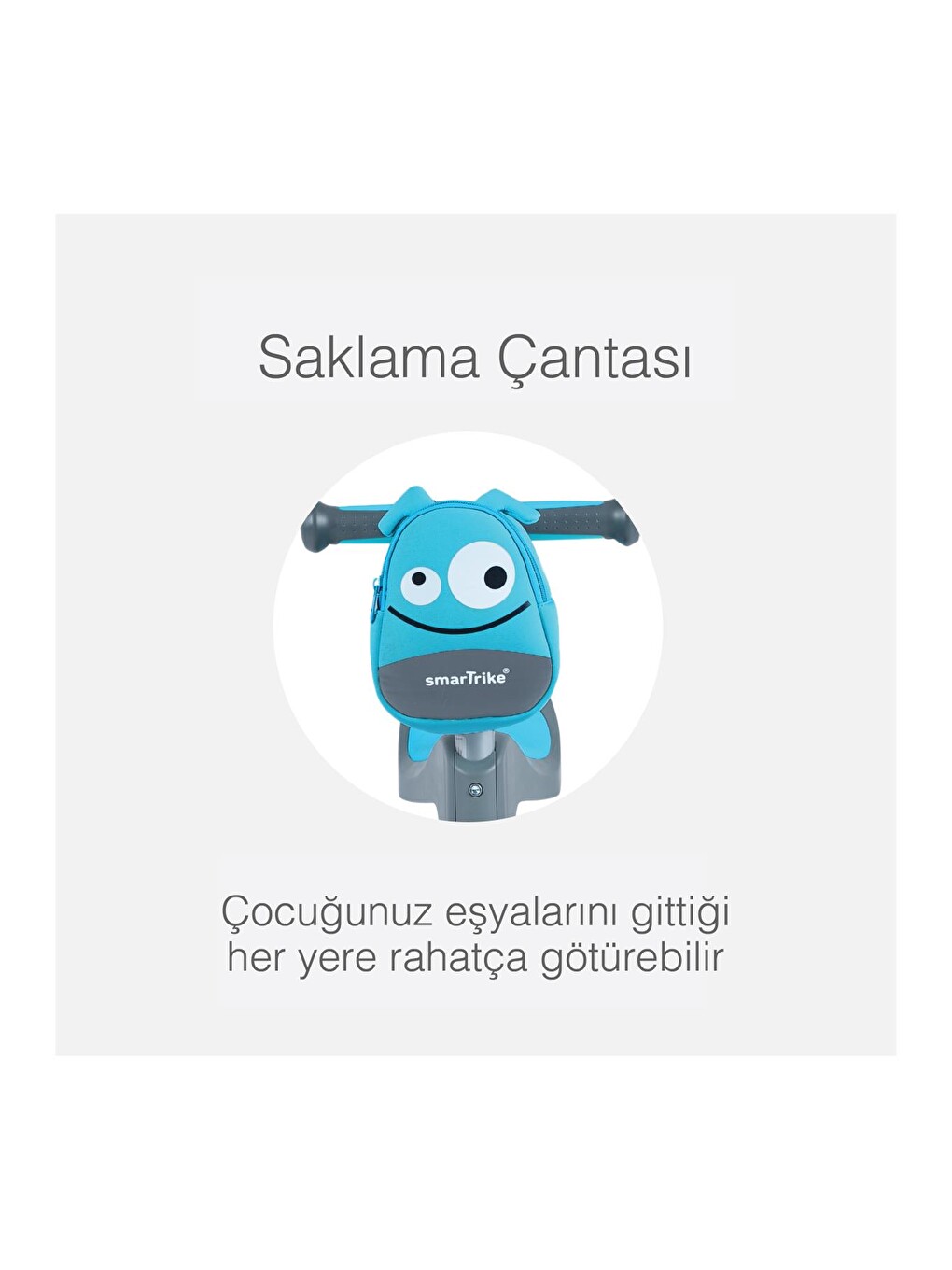 T1 3’ü 1 Arada Oturaklı ve Çantalı Çocuk Scooterı (15 Ay - 5 Yaş) 92981-5