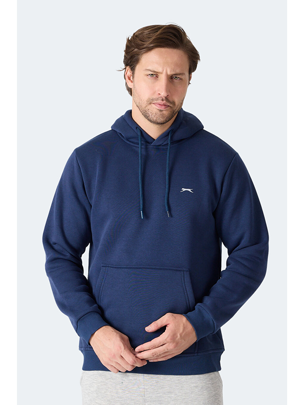 MOONLIGHT I Erkek Kapüşonlu Lacivert Sweatshirt-2