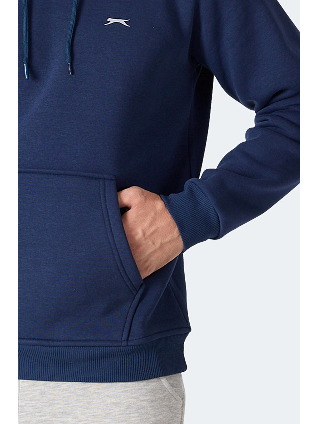 MOONLIGHT I Erkek Kapüşonlu Lacivert Sweatshirt-4