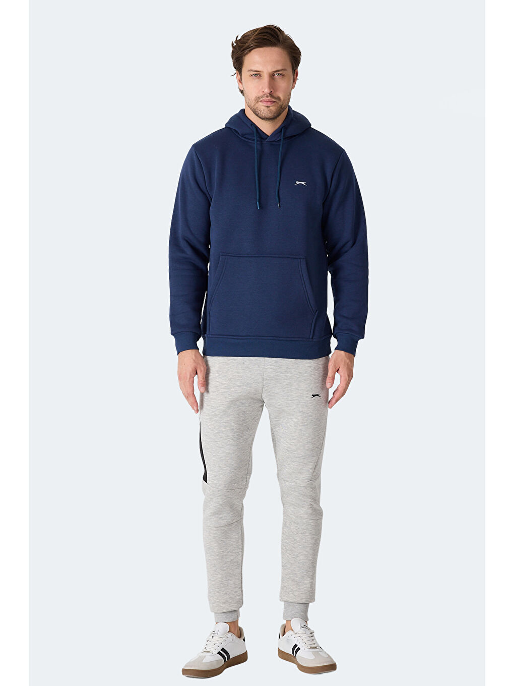 MOONLIGHT I Erkek Kapüşonlu Lacivert Sweatshirt-5