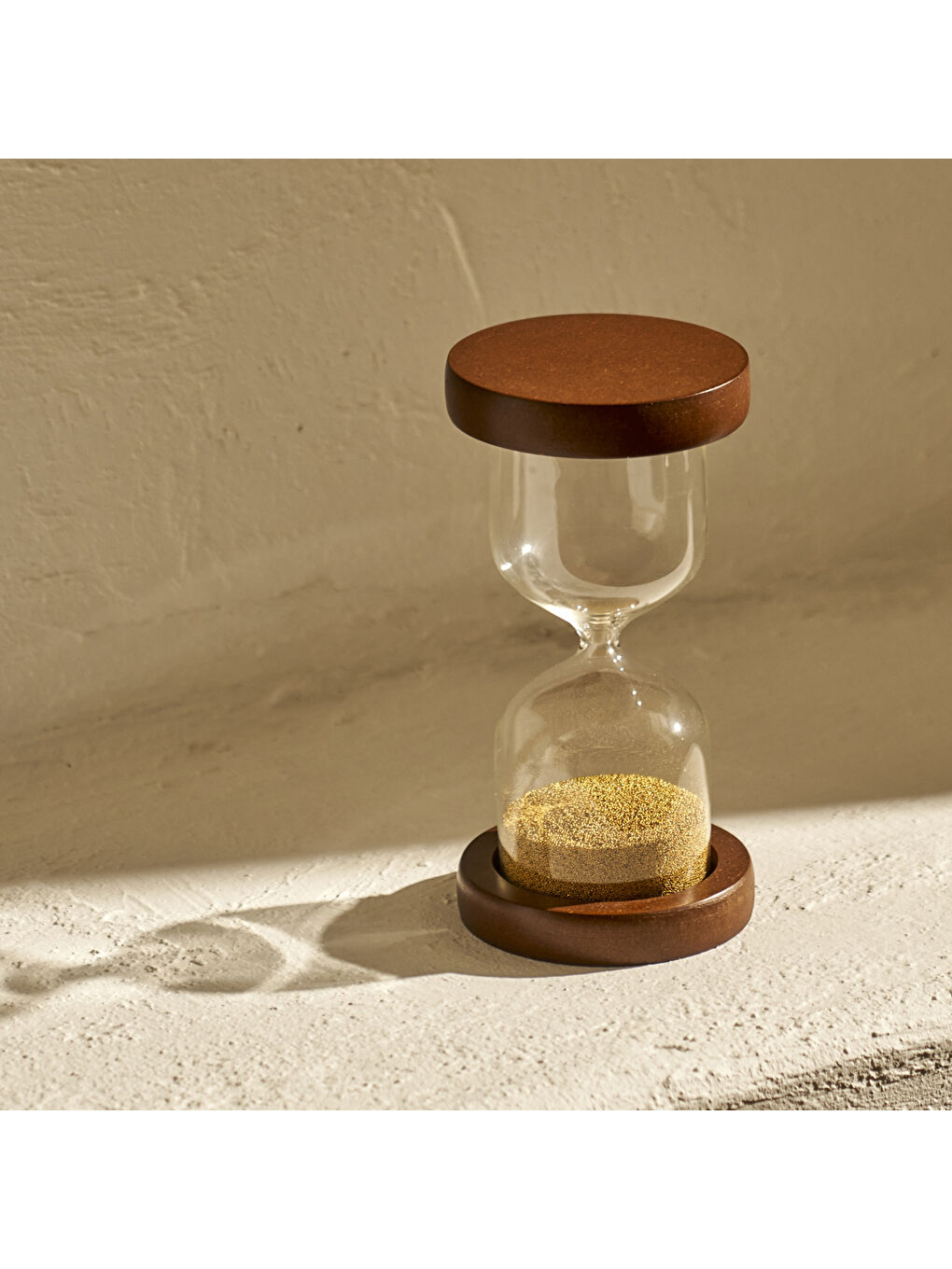 Sarı Olden Kum Saati Gold (8x8x16 cm)-3