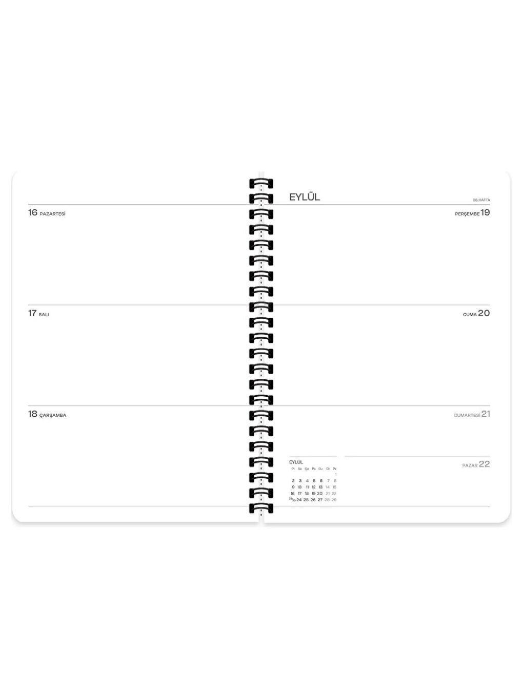 Keskin Color Vizon 17x24 Spiralli 176 Sayfa Eylül 2024-Ağustos 2025 Akademik Ajanda-Venge (830232-99) - 1