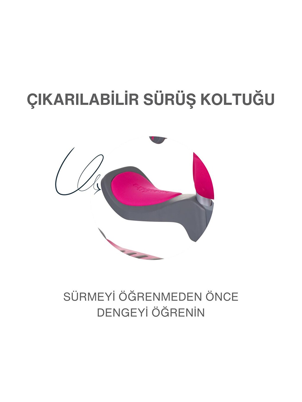 T1 3’ü 1 Arada Oturaklı ve Çantalı Çocuk Scooterı (15 Ay - 5 Yaş) 92981-3