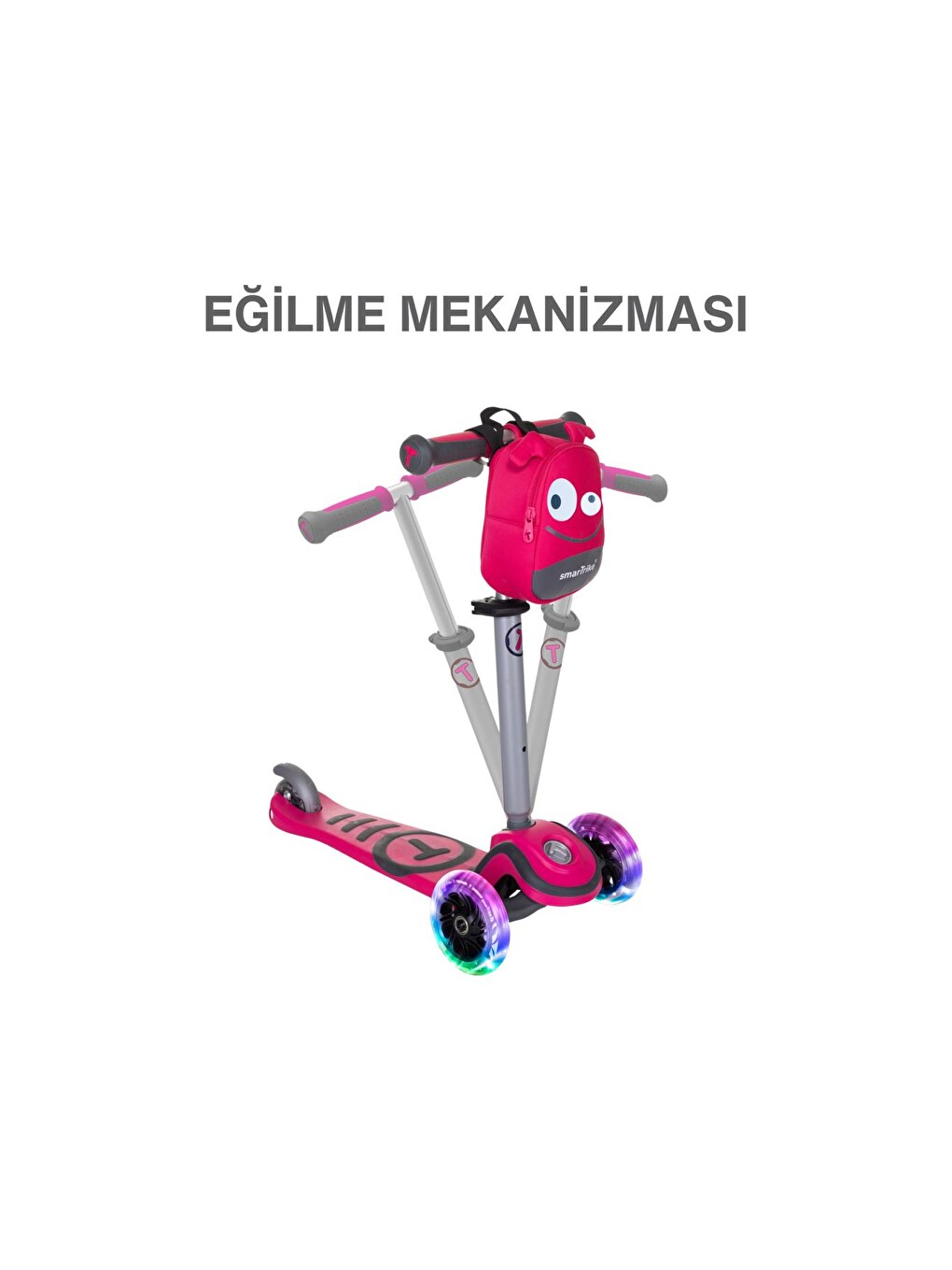 T1 3’ü 1 Arada Oturaklı ve Çantalı Çocuk Scooterı (15 Ay - 5 Yaş) 92981-6