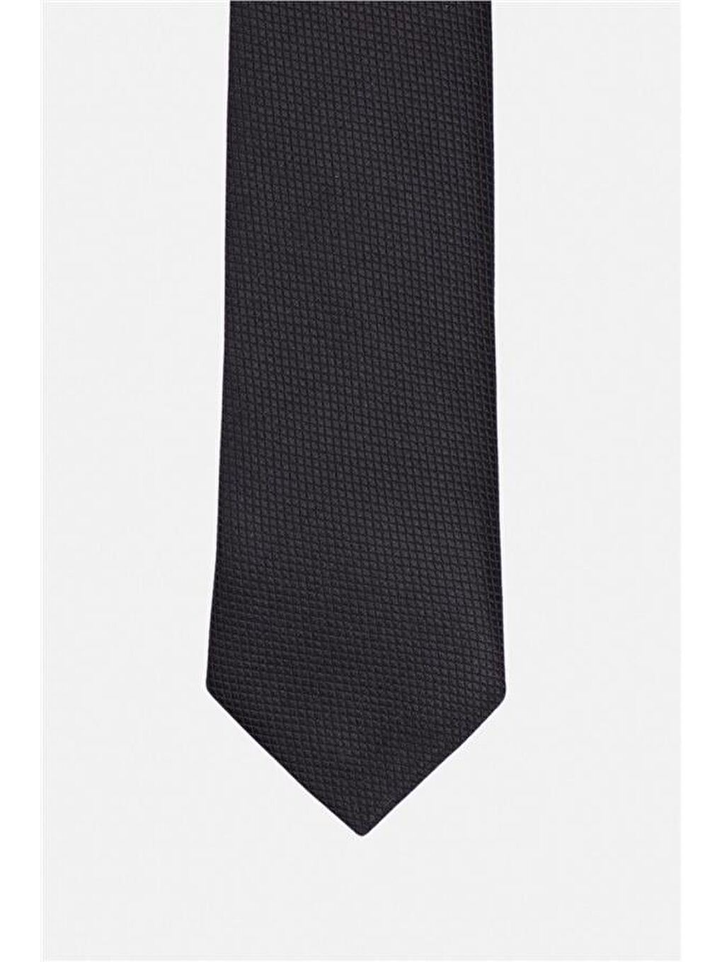 Siyah Düz Kravat-1