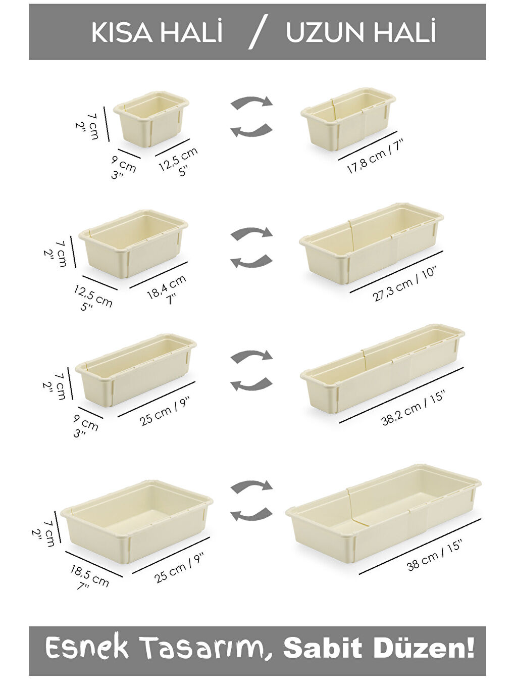 7 Parça Uzayabilen Makyaj Organizeri-1