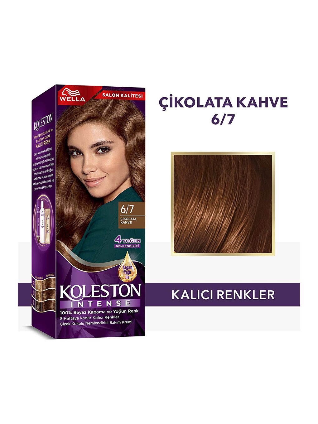 Wella Renksiz Koleston Intense Saç Boyası 6/7 Çikolata Kahve