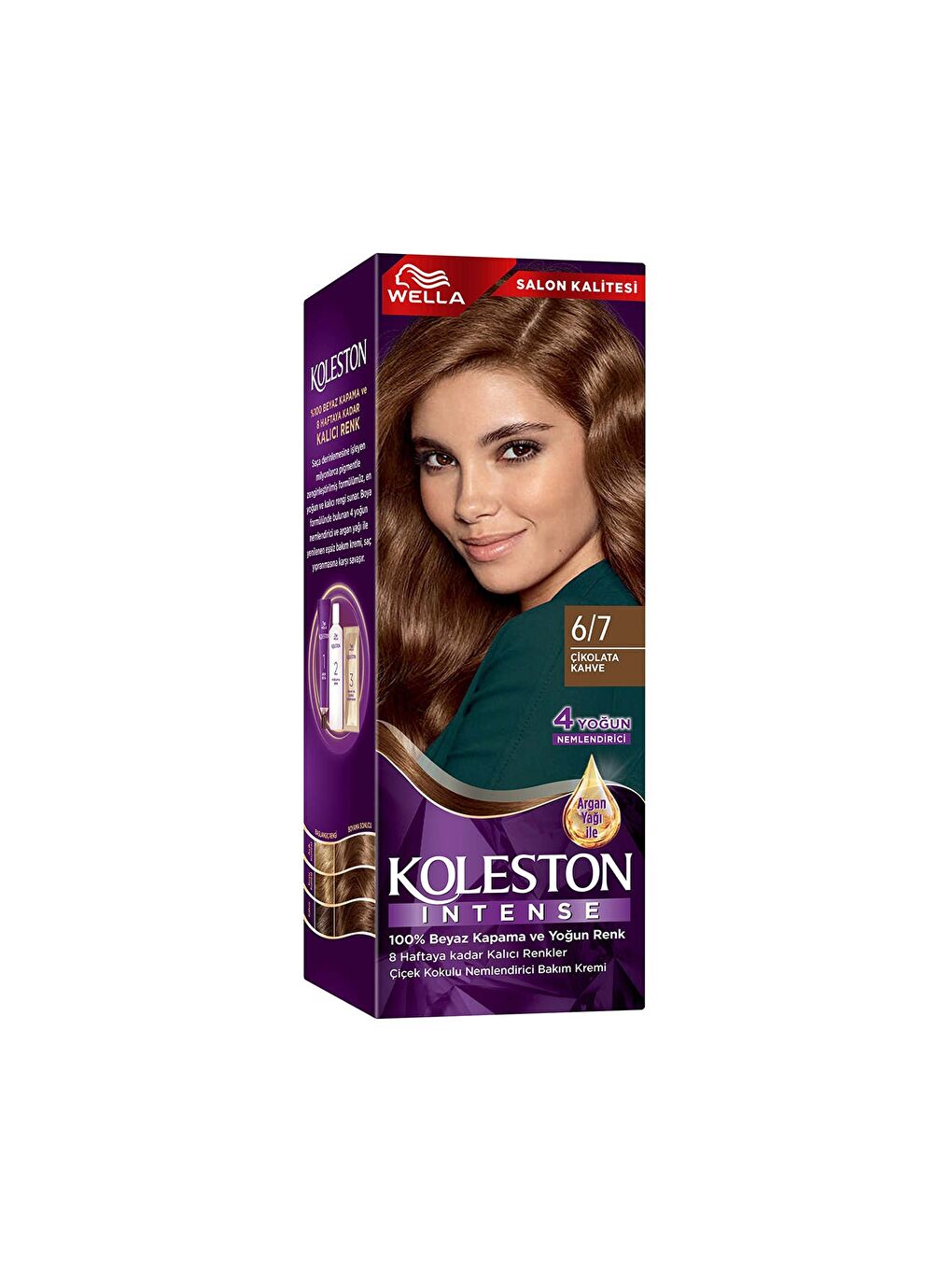 Wella Renksiz Koleston Intense Saç Boyası 6/7 Çikolata Kahve - 1