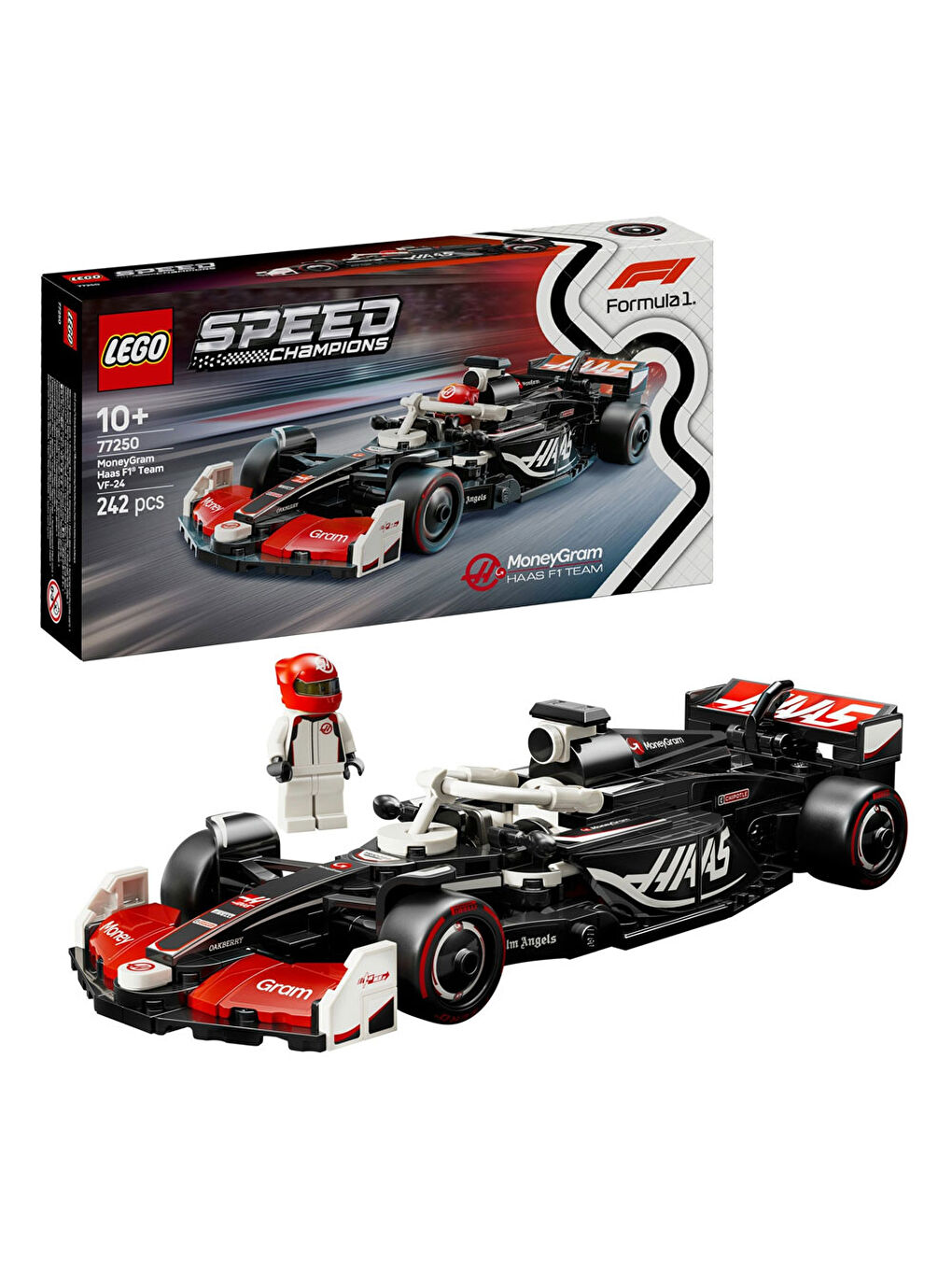 Speed Champions MoneyGram Haas F1 Team VF-24 Yarış Arabası 77250