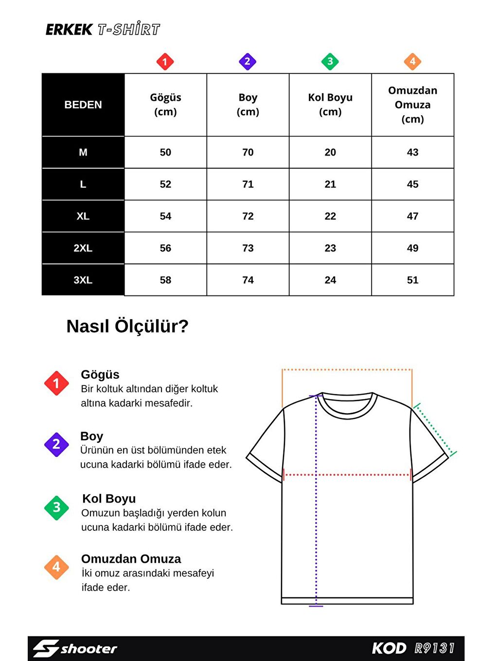 Bebe Mavisi Shooter Erkek Tişört Minimal Baskılı Pamuklu Kumaş Standart Kalıp-4