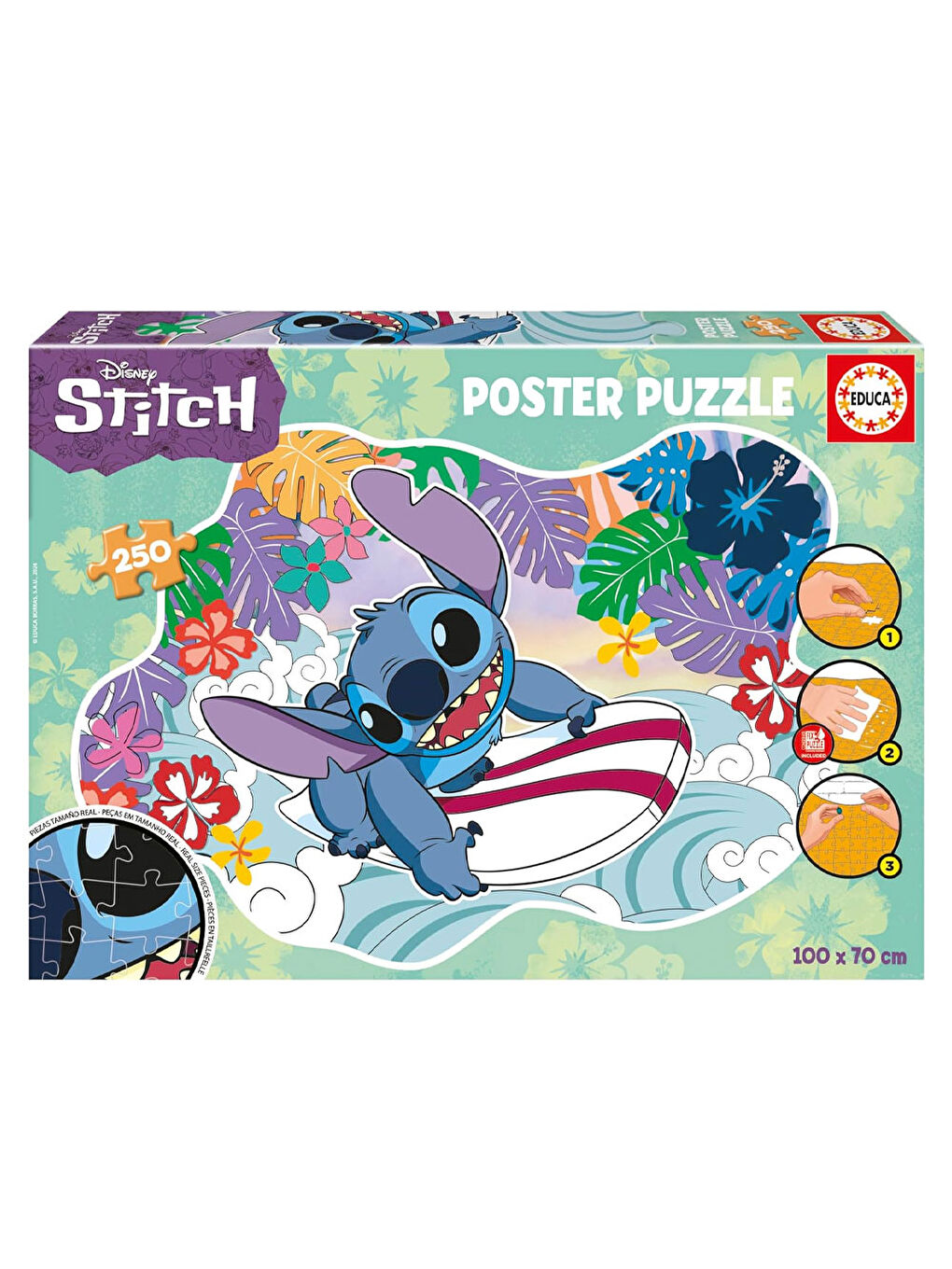 Çocuk Puzzle 250 Parça Stitch Poster Yapboz 19963