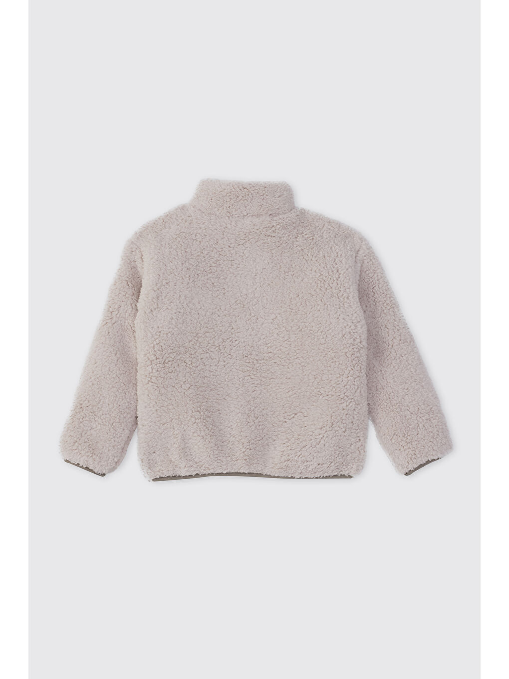 Bej Erkek Çocuk Pelüş Taş Ceket-3