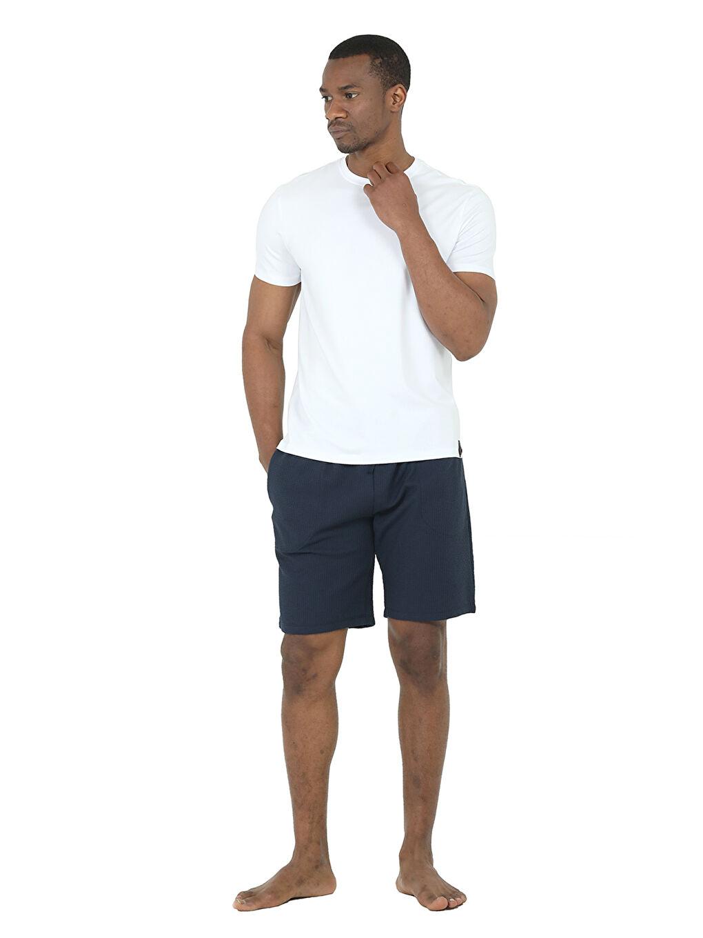 Lacivert Waffle 5' li Rob Set LACİVERT-2