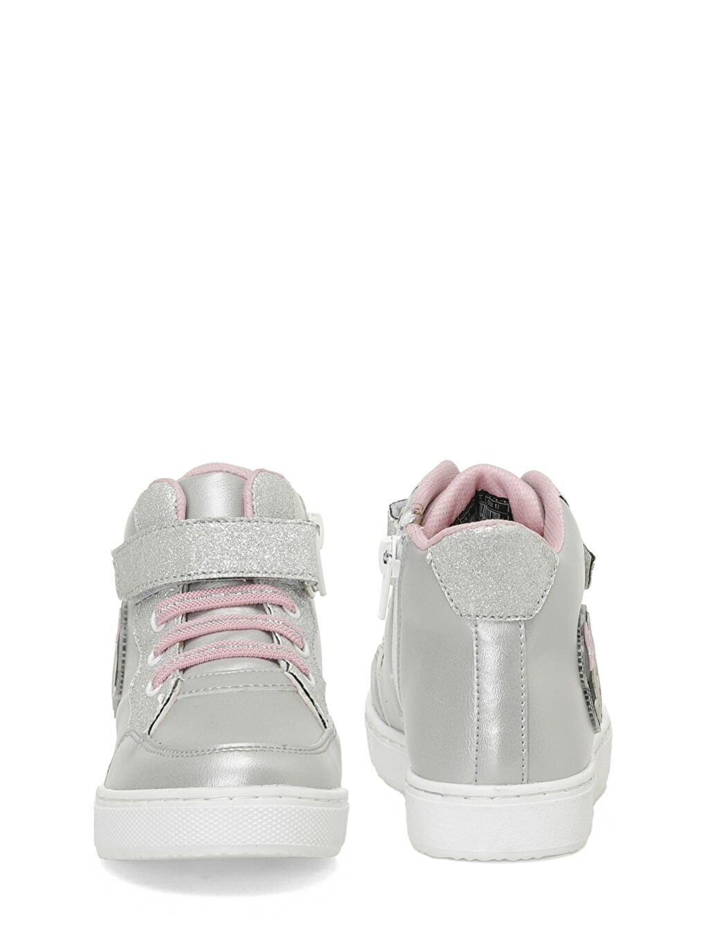Gri Masda.p4pr Gümüş Kız Çocuk High Sneaker-4