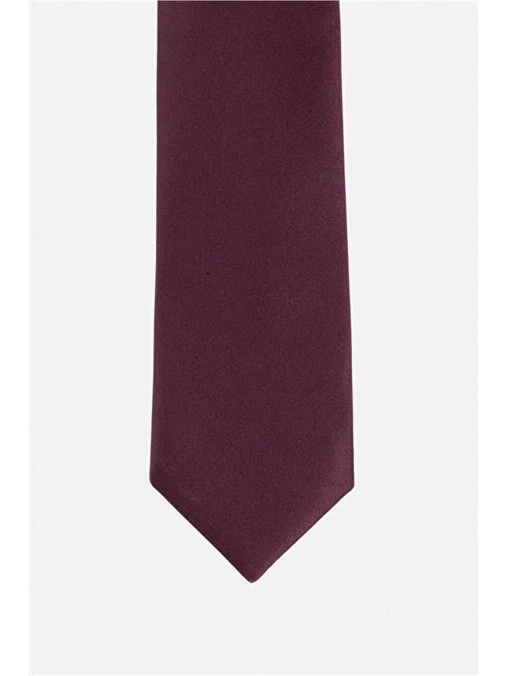 Koyu Bordo Düz Kravat-1