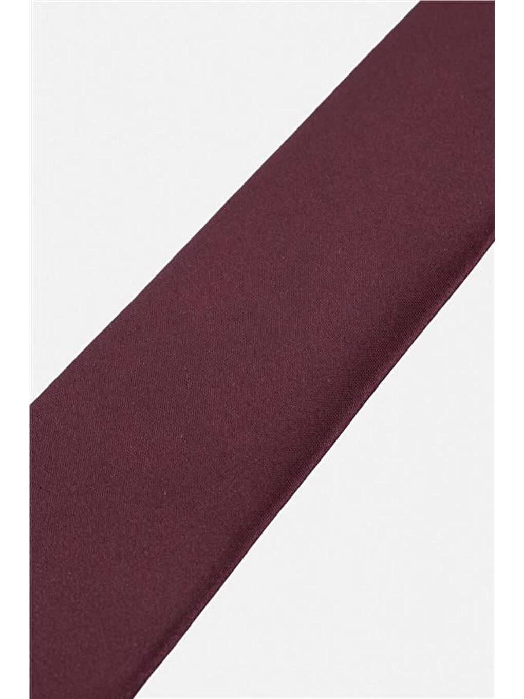 Koyu Bordo Düz Kravat-2