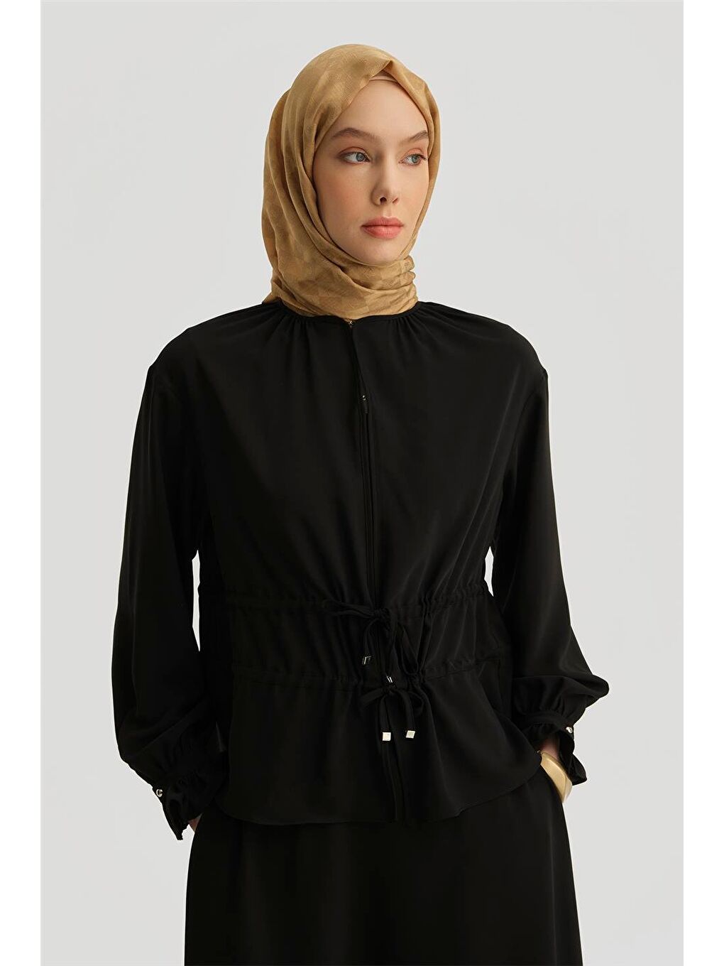 Çift Kemerli Takım 25Y6016 Siyah